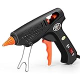 Hot Glue Gun, ABOX 60W Thermostat Hot Melt Glue Gun, Rapid Preheating with PTC Heating Technology,15 Pcs Premium Glue Sticks,Copper Nozzle and ON-Off Switch, DIY Arts &Crafts Projects, Quick Repairs