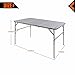 KingCamp Aluminum Alloy 3-Fold Camp Table with Carry Bag Adjustable Height Light Weight Collapsible Foldable Portable Sturdy Compact Storage for Camping, Outdoor, Picnic, Vacation, Call Out Lengththumb 1