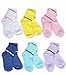 Naartjie Kids Girls Cotton Crew Scalloped Cuff Socks 6 Pack (6-8Y)