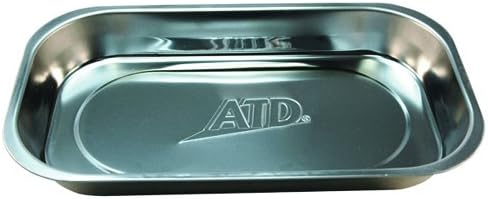 ATD Tools 8761 Stainless Steel Rectangle Magnetic Parts Tray