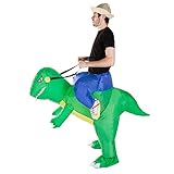 Bodysocks - Inflatable Ride Me Adult Carry On Animal Fancy Dress Costume (Dinosaur)