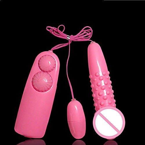 Zaphor(TM) Women Girls Double Vib rating Jump Eggs Massager Dot Bullet