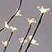 Excelvan Safe Voltage 1.5M/5FT 180 LEDs Cherry Blossom Tree Light with Warm White Light Black Branches for Home Festival Party Bar Wedding Indoor Outdoor Decoration (Cold White)