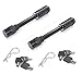 AC-DK 5/8'' Trailer Hitch Lock Pin 2-Pack with 6 Keys, Solid Steel Including 5 Rubber ''O'' Rings and 1 Steel ''R'' Ring To Fit 2'', 2-3/4'' and 3'' Hitch Receiver Class I, II, III, IV, V