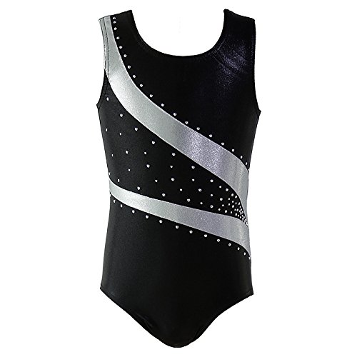 ESHOO Fashion Kids Girls Gymnastics Leotards Ballet Dance Wear Tank Bodysuit Costumes - Thumbnail 2