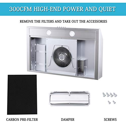 5 Kitchenexus+Stainless+ductless+Cabinet+Lighting