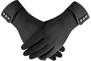 Ymomode Winter Gloves for Women, Winter Touch Screen Texting Warm Gloves with Thermal Soft Lining for Women