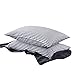 Bedding Cotton Striped Pillowcases (Pack of 2),Standard Queen Pillow Covers with Envelope Closure End,20
