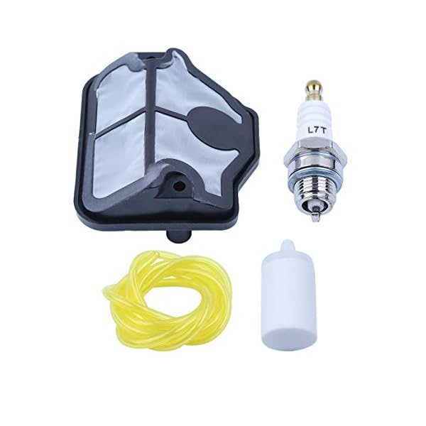 Haishine Luftfilter Gas Kraftstoffschlauch Filter Zündkerze Reparatursatz Passend für Husqvarna 142 141 137 136 36 41 Kettensäge – Bild 7