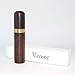 Vecent Portable Wood Toothpick Holder Mini Toothpick box Pocket Toothpick Holder (Dark Brown)