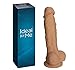 Realistic Silicone 7 Inch Dildo with Flared Suction Cup Base for Hands-free Play, Adult Toy for Man and Women, Perfect for Vaginal G-spot and Anal Play