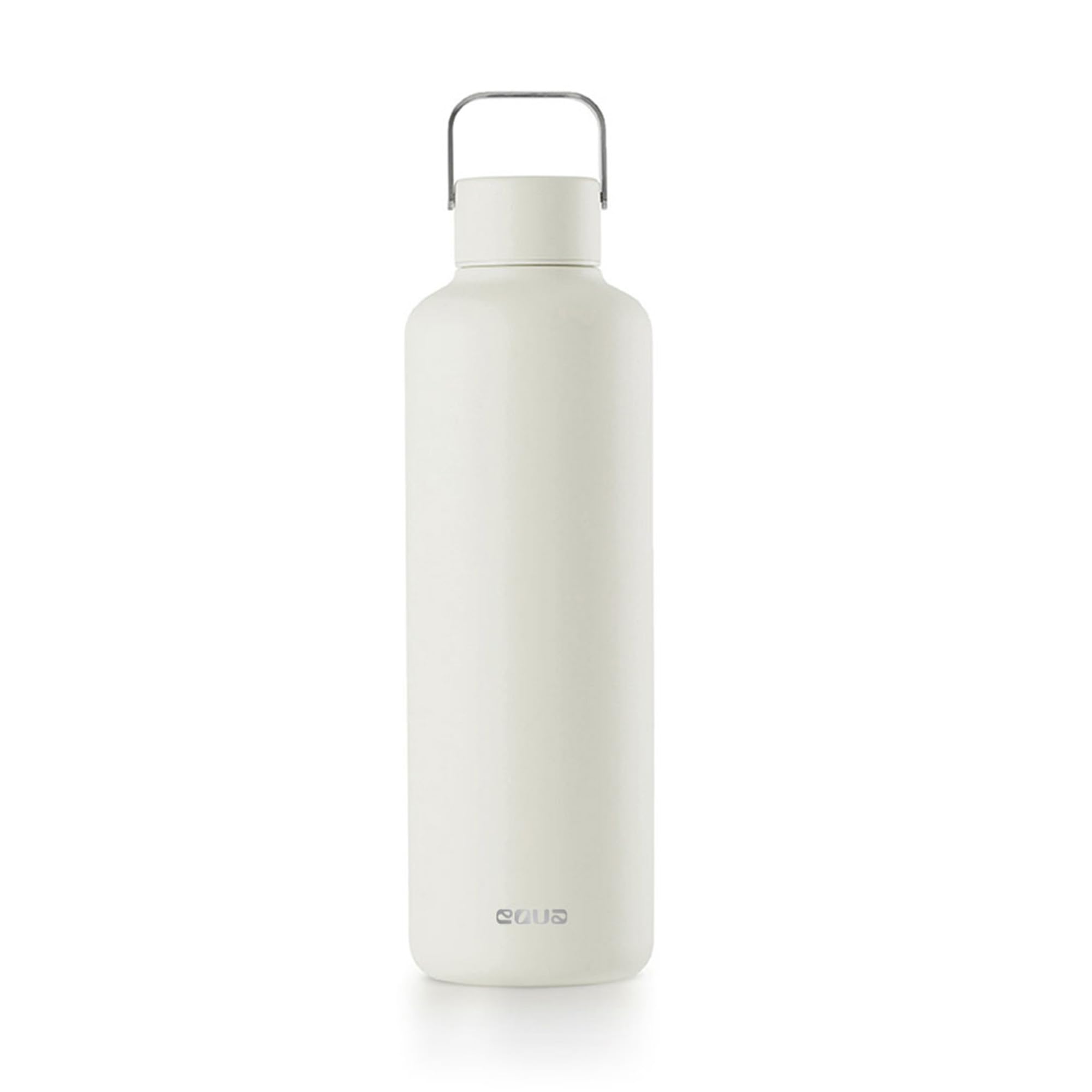 EQUA Timeless Stainless Steel Reusable Water Bottle, 1000ml, Leakproof, BPA Free, Off White