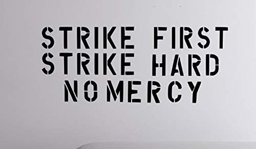 Magvik Cobra Kai - Karate Kid Strike First Strike Hard No Mercy Wallsticker