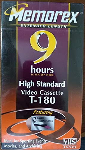 Memorex 9-Hour VHS Videocassette