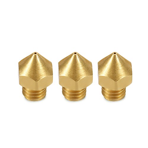 BALITENSEN 5pcs 3D Printer MK10 Nozzle 0.4mm Brass M7 Thread Nozzle for Flash Forge/Dremel/Wanhao 1.75mm Filament ABS PLA - Thumbnail 5