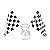 Fun Central BC765 Plastic Racing Flags