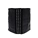 imurz Men's Tummy Control Steel Boned Waist Trainer Workout Sport Shapewear (Black, 2XL)
