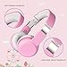 iClever Kids Headphones with Microphone for School -Shareport HS15 Stereo 3.5mm Jack Wired Headset with Volume Limiter 94dB, Foldable Headphones for Children/Teens/Boys/Girls/Airplane/iPad/Tablet