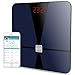 Bmi Digital Bluetooth Body Fat Scale, Dr.Meter Smart Bathroom Weight Scale Body Composition Analyzer Health Monitor with iOS and Android App, Sensitive ITO Conductive Tempered Glass Surface-Black