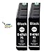 Toner Refill Store Ink Cartridge,Toner Cartridge Replacement for Epson T676 ( Black , 2-Pack )