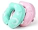 RESTCLOUD Kids Travel Neck Pillow for Airplane and Car, Head and Neck Support for Kids Age 3 to 10 (Pink)