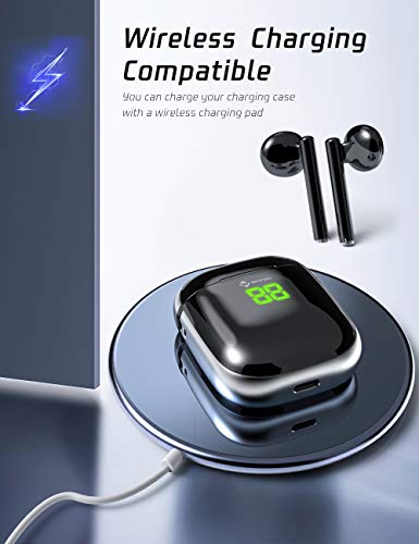 True Wireless Earbuds 5.0 Auto Pairing Wireless Charging Bluetooth Headphones Deep Bass HiFi Stereo  - //coolthings.us