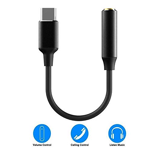 Pixel 2 USB C to Headphone Jack Adapter. Type C to 3.5mm Female Aux Audio Cable for Google Pixel 2 XL, Essential, Samsung, Motorola, Huawei, Oppo, HTC, MI and More Type-c Devices.
