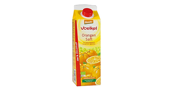 Voelkel Zumo de Naranja Bio, 1L : Amazon.es: Alimentación y ...