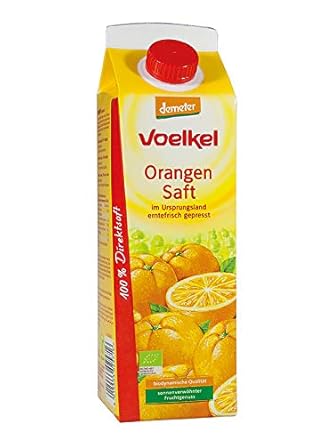 Zumo de Naranja BIO - Voelkel - caja de 6 uds de 1000 ml. (Total ...