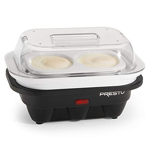 National Presto 04632 Electric Egg Cooker, 6, Black and White Pricepulse