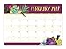 Orange Circle Studio 2019 Decorative Desk Blotter Calendar, August 2018 - December 2019, Succulent Paradise