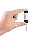 Portable Mini Keychain Flashlight USB Rechargeable Pocket Mini-Torch Ultra Bright Waterproof Pendant Light Lamp Gifts ABS Multicolor For Home Outdoor Activities or Emergencies White