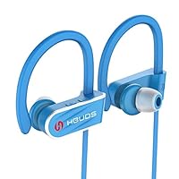 Bluetooth Headphones, HBUDS H1 Bluetooth 4.1 Wireless Sport Earphones, Waterproof IPX7 Richer Bass HiFi Stereo in-Ear Earbuds w/Mic, 8-9 Hrs Playback Noise Cancelling Headsets (Purple)