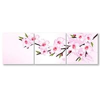 signwin-3 Piece Canvas Wall Art-Romantic Flower-Canvas Prints Home Artwork Decoration for Living Room,Bedroom - 12