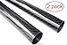 2pcs 6mm Carbon Fiber Tube 6mmx4mmx500mm 3K roll Wrapped Twill Glossy Finish