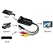 Wiistar HDMI to Male AV CVBS S-Video Converter Adapter HDMI to Male 3RCA Composite R/L S Video 1080P Video Converter Box with AV Svideo Cable