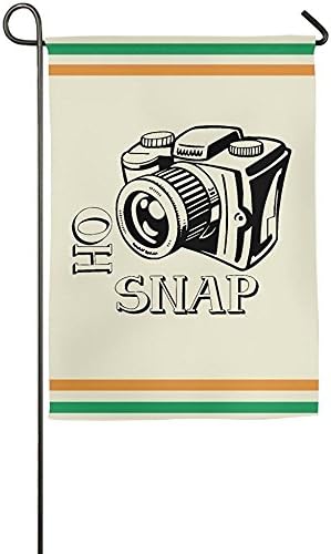 Starwshton Oh Snap Camera Garden Flag Indoor & Outdoor Decorative Flags For Parade Sports Game Family Party Wall Banner