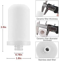 BOSNELL Replacement Filters Faucet Mount, ACF