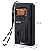 DreamSky Portable Pocket AM FM Radio with Alarm Clock, Time Display with Sleep Timer, Clear Speaker, Best Reception Battery Operated Small Radios for Walking/Running.
