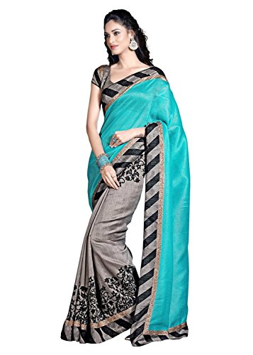 DivyaEmporiol Saree with Unstitched Blouse