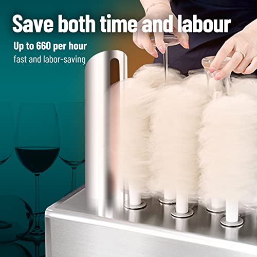 Electric Winery Wine Glass Polishing Machine, Champagne Glass Dryer