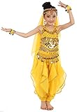 Cielary Kids Girls Belly Dance Halter Top Harem