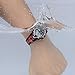 Waterproof Swimming Led Digital Sports Watches for Children Kids Girls Boys,Rubber Strap,Red