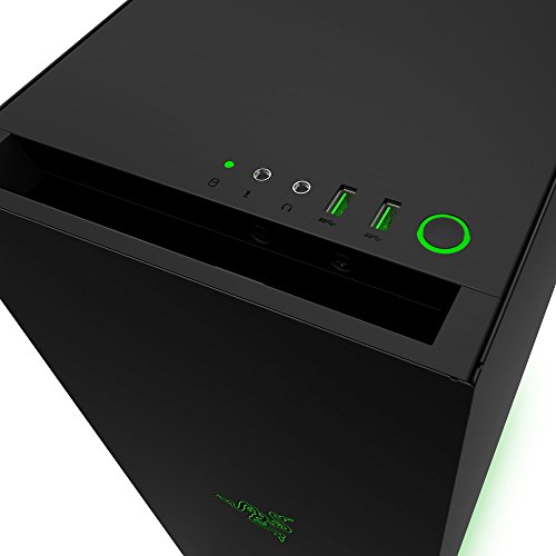 NZXT S340 Razer ATX Mid Tower Case (CA-S340W-RA) - PCPartPicker