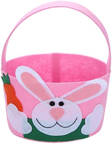 Iusun Easter Rabbit Candy Bag Creative Present Home Accessory Organizer Pouch Xmas Cartoon for Chocolates Candies Biscuits Home Decor Supplies Gift