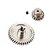 SkyQ RC Differential Steel Metal Main Gear 38T Motor Gear 17T for 1/18 WL A949 A959 A969 A979 K929 Silver 2pcs