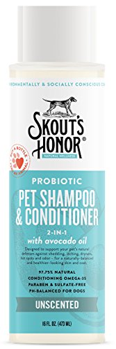 SKOUT'S HONOR Probiotic Pet Shampoo & Conditioner (2-in-1) - 16 fl. oz. - Thumbnail 6