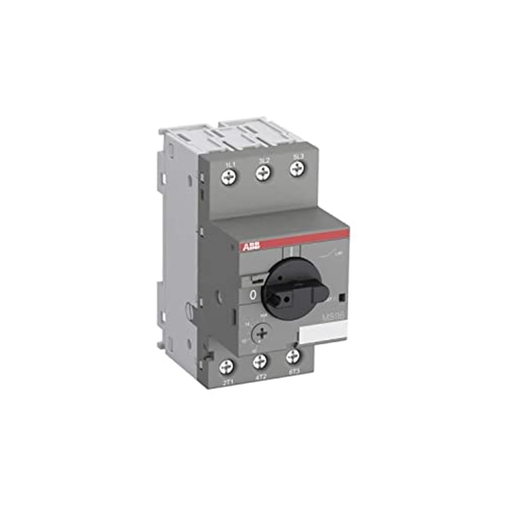 ABB MS116-1.6 Manual Motor Starter, 45mm width, 3 Pole, 690 V, 50-60Hz (ABB1SAM250000R1006)