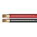 EWCS 6 Gauge Premium Extra Flexible Welding Cable 600 Volt Combo Pack - -15 Feet of Each Black+Red - Made in The USA