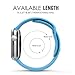 MoKo Apple Watch Band Series 1 Series 2, Soft Silicone Replacement Sports Band for 42mm Apple Watch 2015 & 2016 All Models, BLUE (Not fit 38mm Versions)